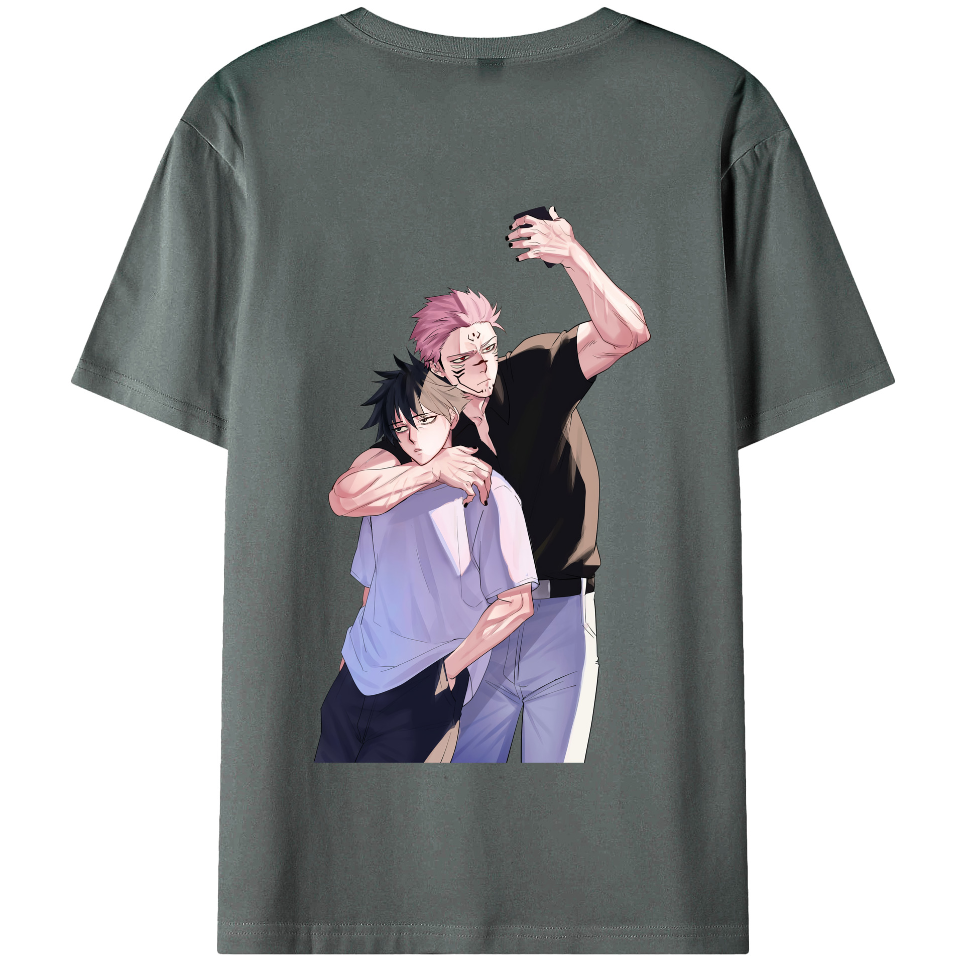 （画像用） 呪術廻戦 Jujutsu Kaisen 綿100％半袖Tシャツ（背面プリント）